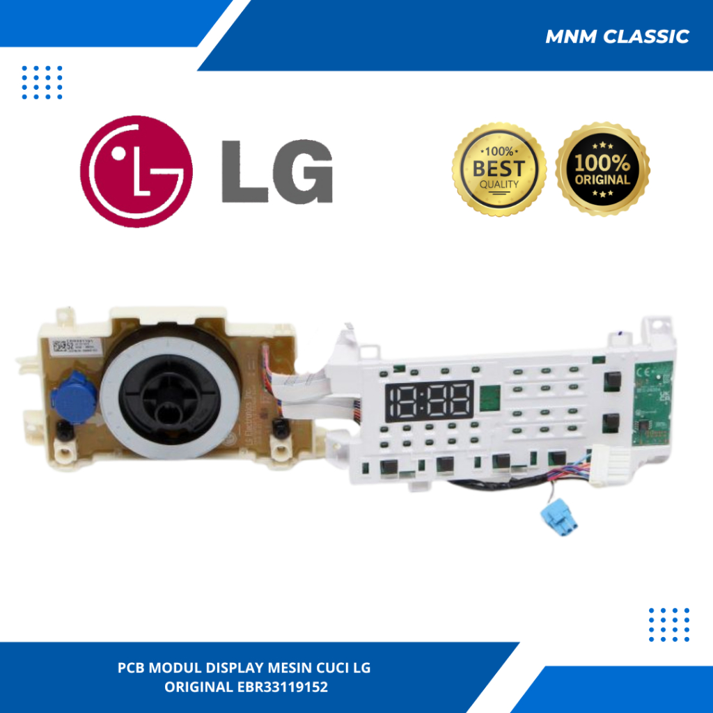 PCB MODUL DISPLAY MESIN CUCI LG FV1450H1B ORIGINAL EBR33119152