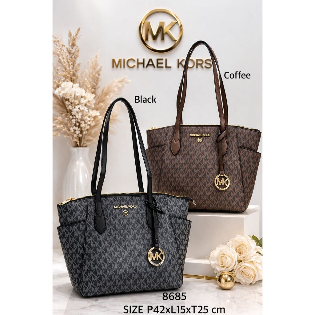 VIP PLATINUM TOTE MK WANITA + 8685
