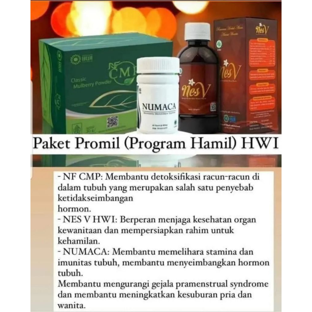 Paket PromiL HWI HerbaL OriginaL (Nes V PLus, Numaca, CMP)
