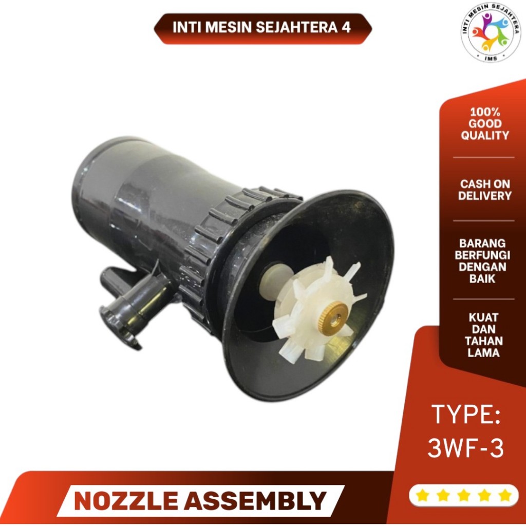 Nozzle Assembly 3WF-3 / Spuyer Set Mesin Semprot Hama Mist Duster -Set Lengkap
