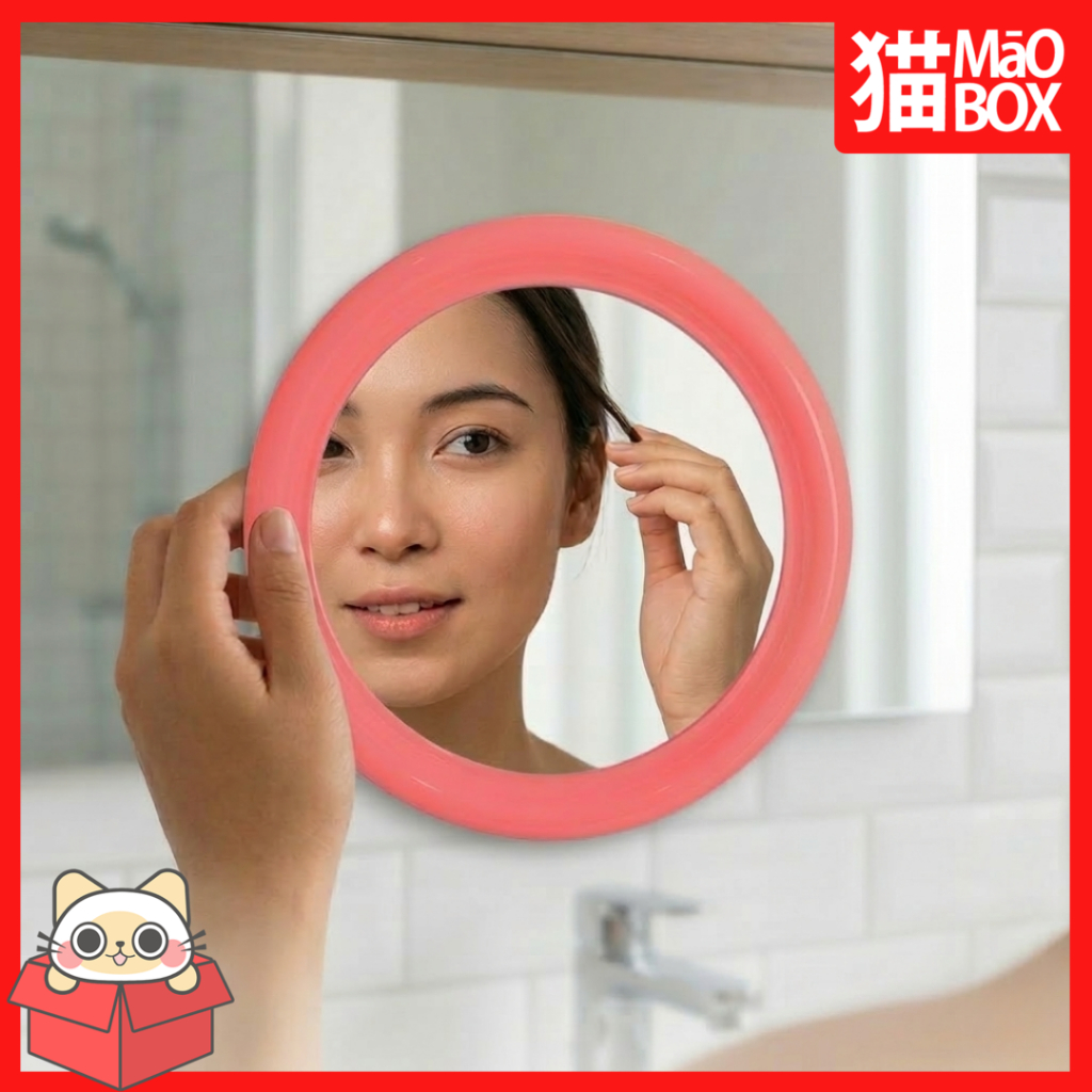 KACA CERMIN BULAT M / KACA CERMIN DINDING / KACA CERMIN TEBAL - MAOBOX