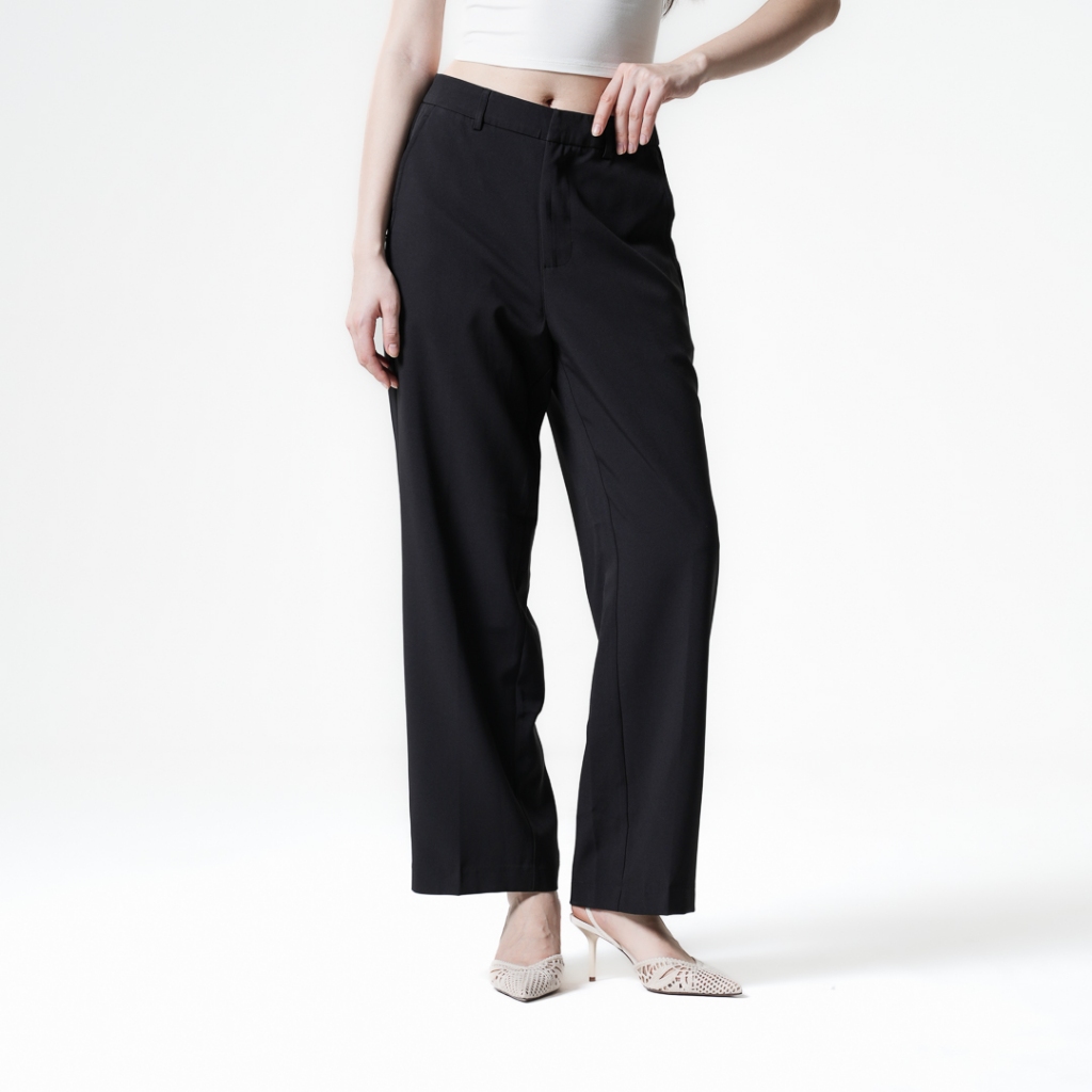 Mississippi High Waist Trousers Celana Wanita I31000346M Hitam