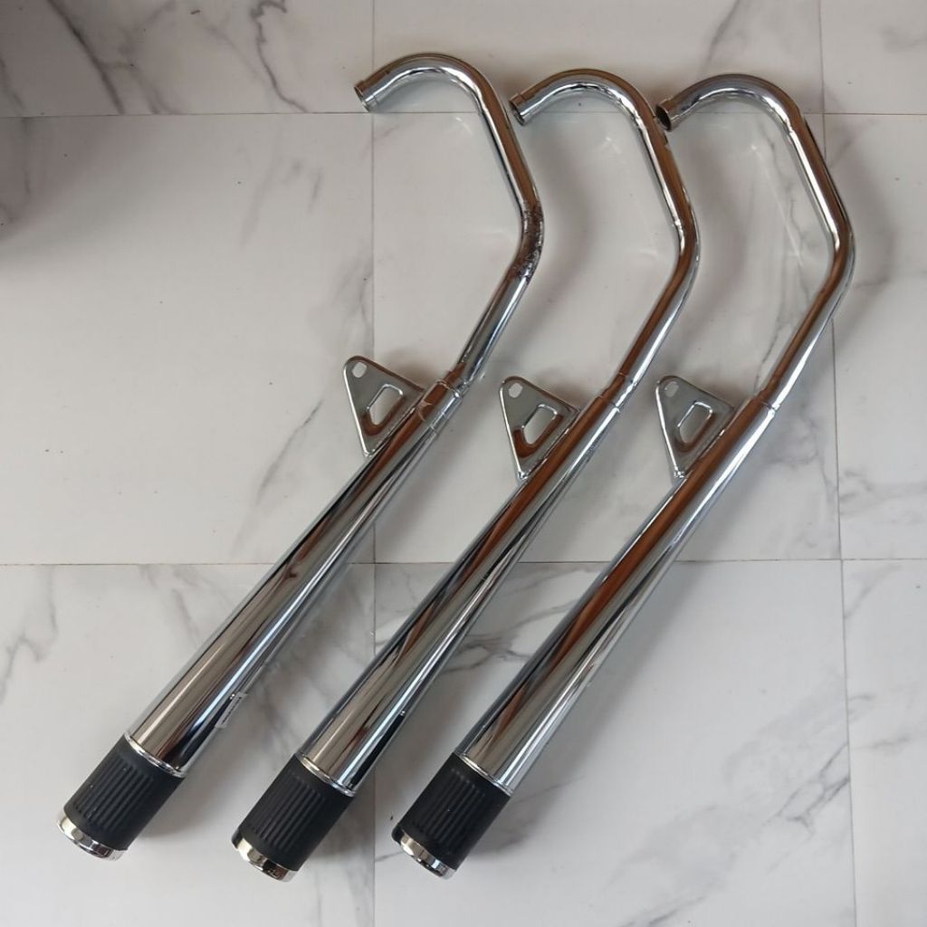 MUFFLER COMP EXHAUST KNALPOT HONDA GLMAX GLPRO GL MAX PRO SERIES ORIGINAL ORI ASLI AHM 18300-KG2-910