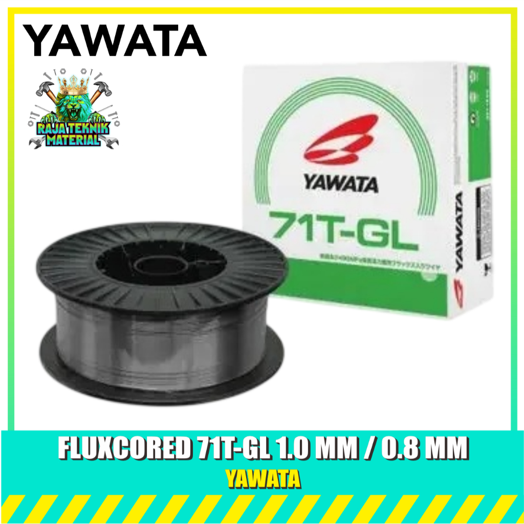 YAWATA 71T-GL Kawat Las Roll FLux Core 0.8MM 1MM 1KG FULL