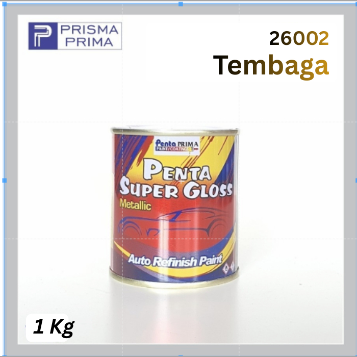 PENTA SUPER GLOSS Metallic 26002 Cat Pagar Besi Tempa Tembaga Copper 1 Kg