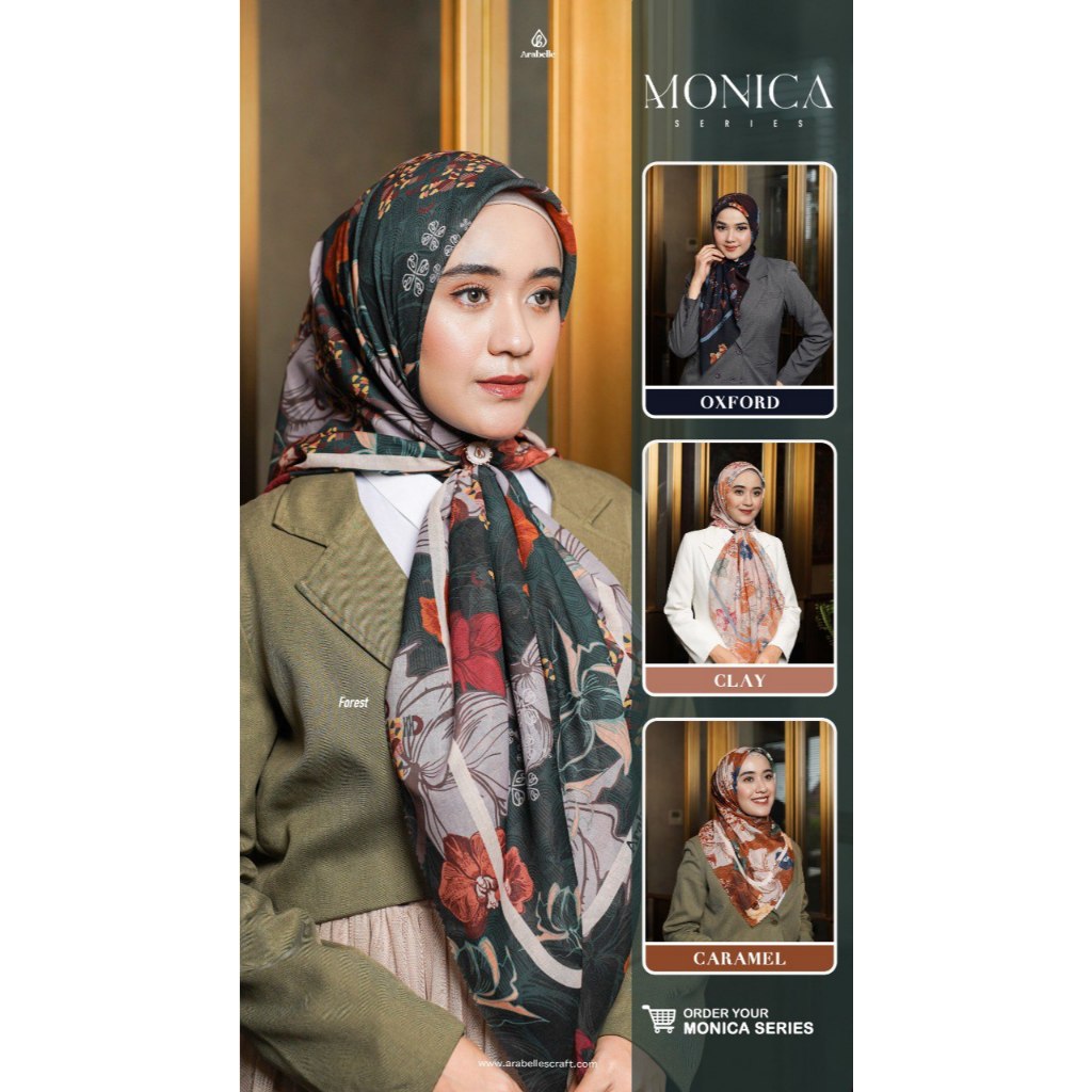 Arabelle Scarf Official/Monica Series Scarf/Kerudung Arabelle