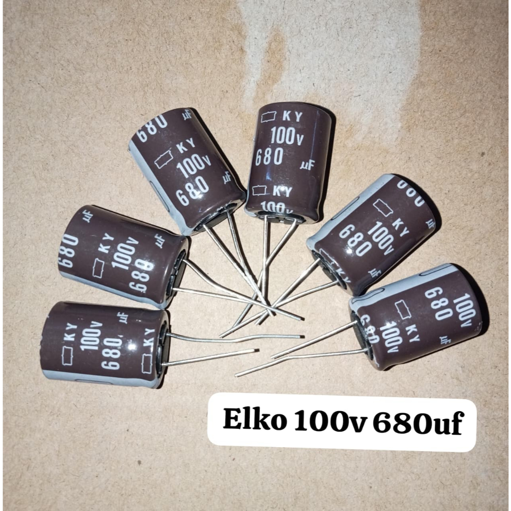 Elko Elco 100v 680uf Elco 680uf 100v Original