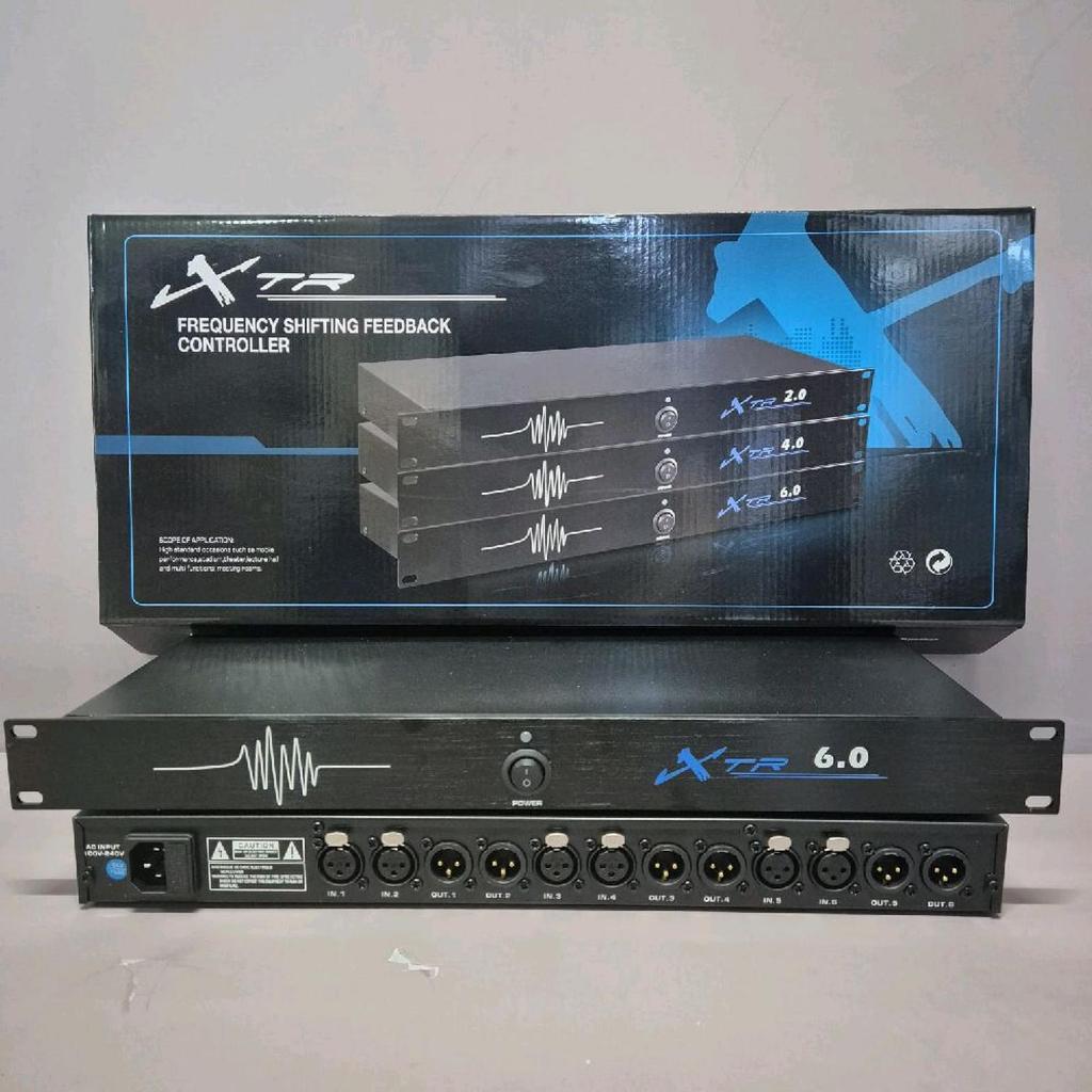 Anti Feedback XTR 6.0 6 Channel Mic Supressor / Anti Noise Feedback Destroyer XTR 6CH MIC XTR6.0 6CH