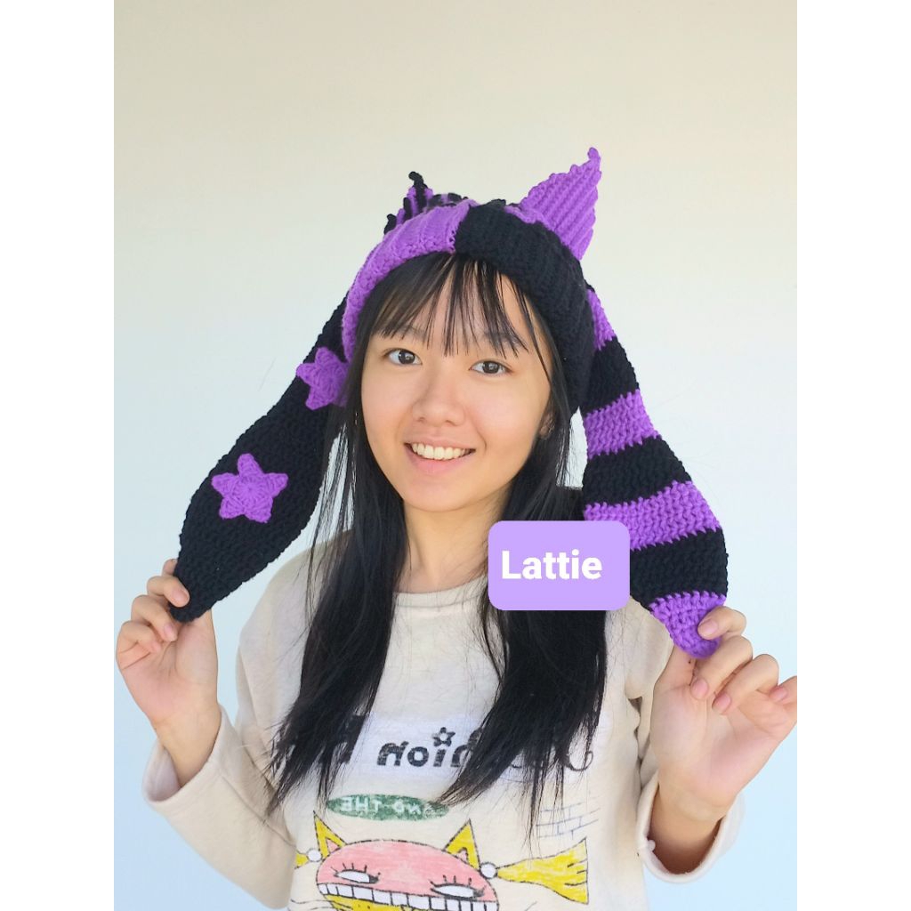 HANDMADE NEW JEANS BUNNY EAR BEANIE HAT/TOPI KELINCI LUCU/BUNNY BEANIE/TOPI AESTHETIC/KUPLUK KELINCI