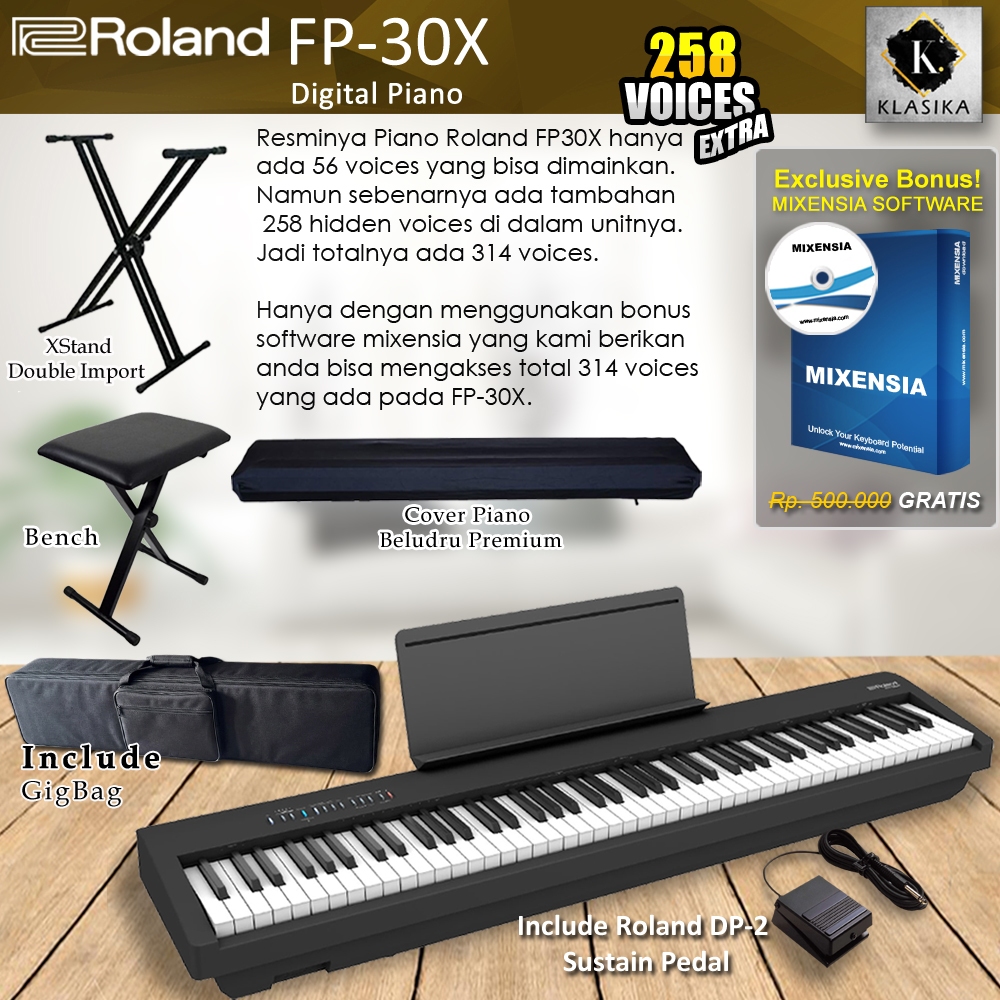 Roland FP-30X / FP30X / FP 30 X Digital Piano