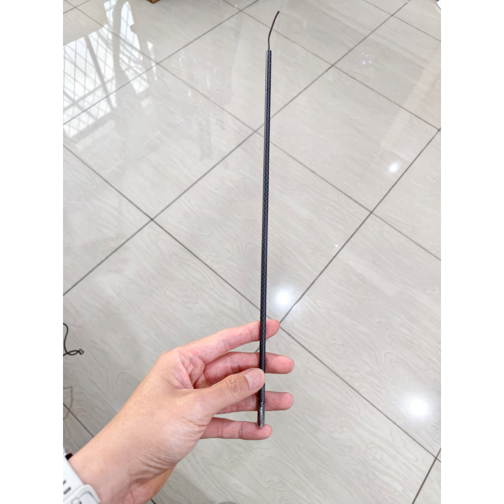 Aksesoris Pancing - Top Section Tegek Captain Wader, Bahan dan motif Carbon, 1 Set 1-4 Section