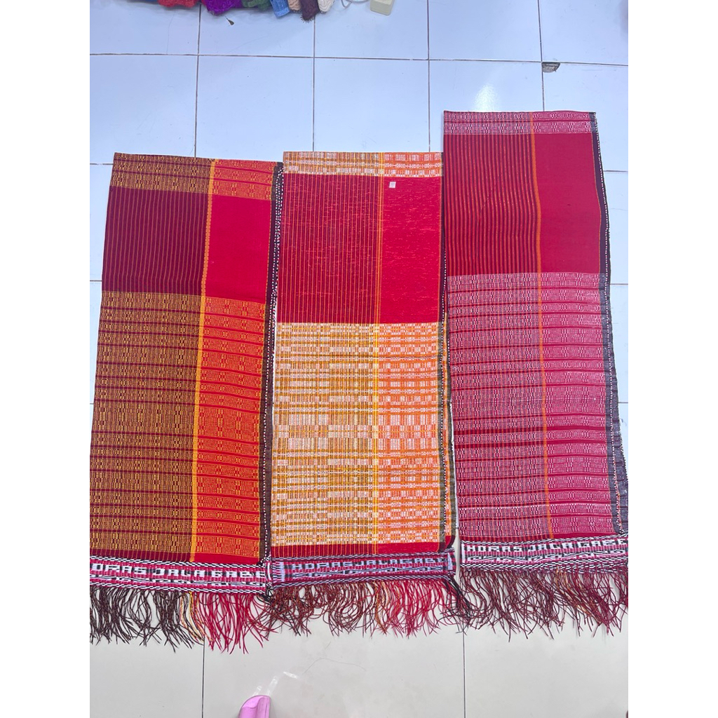 Ulos Ragihotang Tingkat Menengah | Ulos Batak untuk Sirat Tojuk Tulisan Horas Jala Gabe