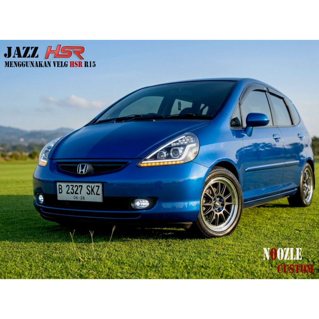 Velg Mobil ring 15 Lubang Baut 4 Pelek Racing HSR Terbaru Type ENDE Pelek Mobil Jazz Brio Agya Dan S