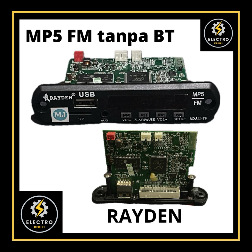 MP5 FM Rayden tanpa bluetooth | modul mp 5 audio video USB