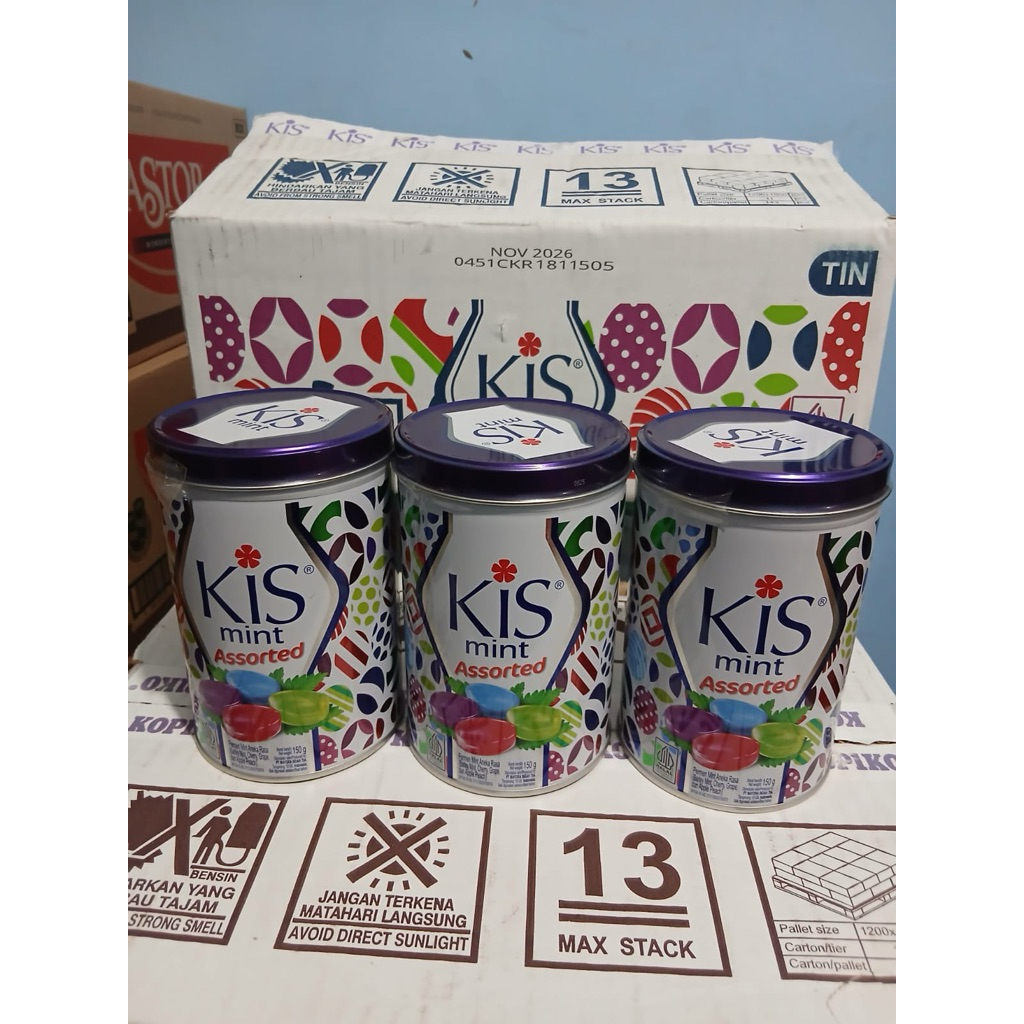 permen kiss kaleng 150gr 1pcs
