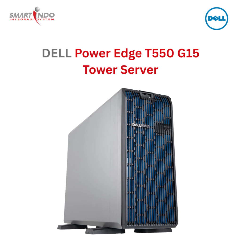 Dell Power Edge T550 G15 Tower Server Xeon Silver 4314, 16GB, 1.2 TB SAS, H755, DVD RW, Idrac Expres