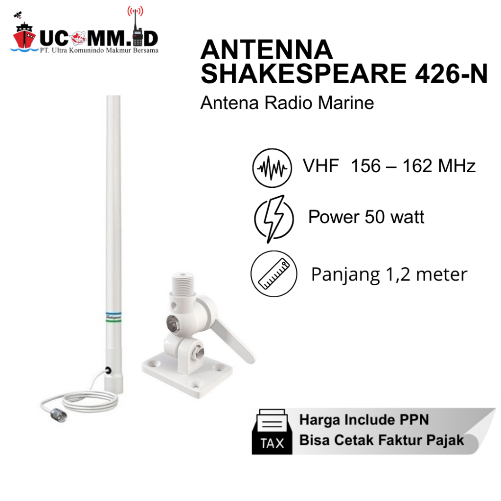 Antenna Shakespeare 426-N Antenna Marine Radio VHF Original