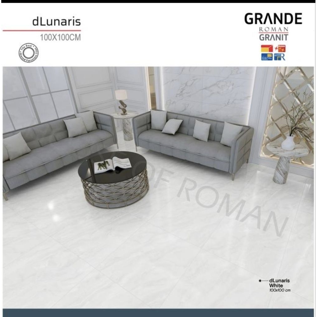 Granit Glossy 100x100 dLunaris White