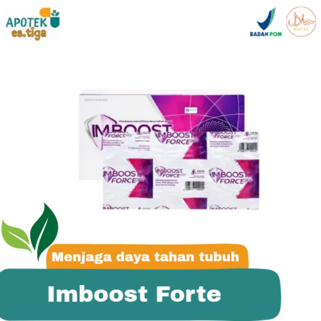 Imboost tablet (original &Force) - suplemen daya tahan tubuh / ecer 1 tablet (imboost force). minima