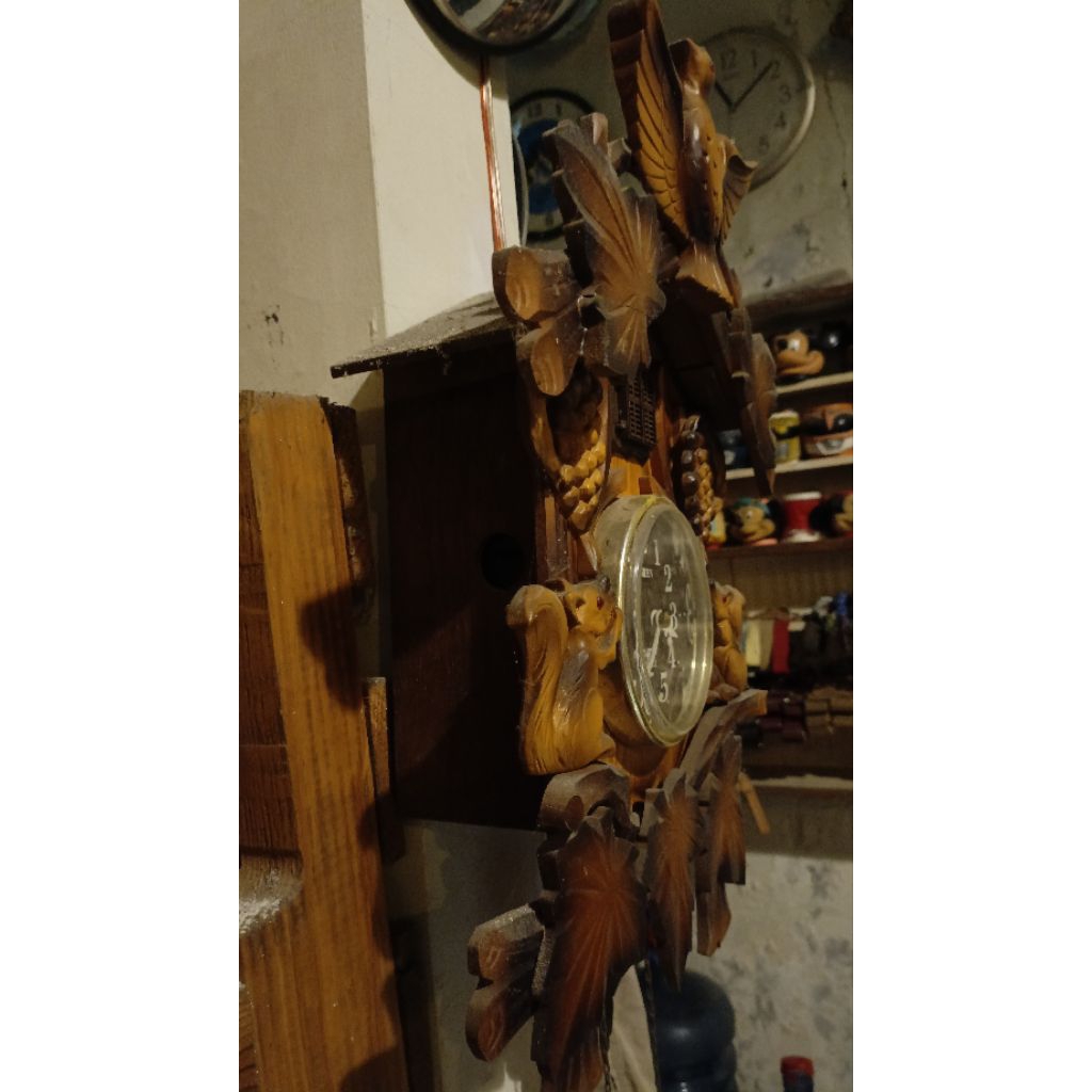 jam kikuk japan kondisi off sempet nyala trus off Jadul vintage antik lawas kuno rare langka klasik 