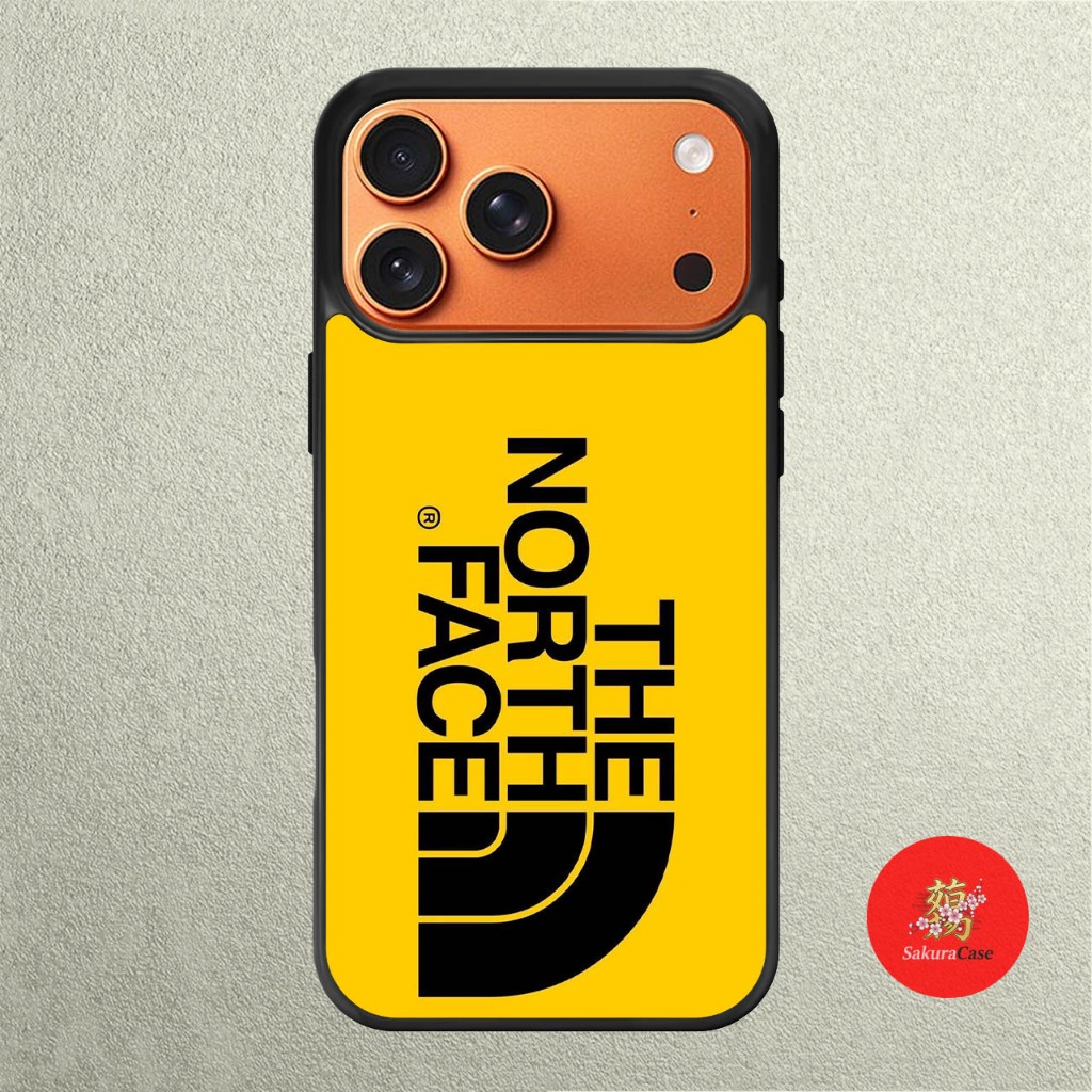 iPhone Case 16 15 14 13 12 11 X XR Xs 8 7 6 5 Plus Pro Max Softcase North Face Yellow