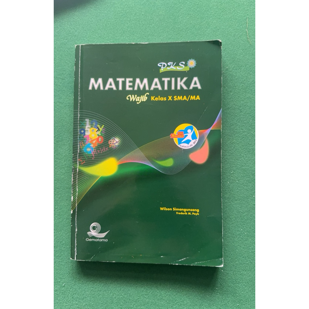 Buku PKS Matematika Wajib Kelas 10