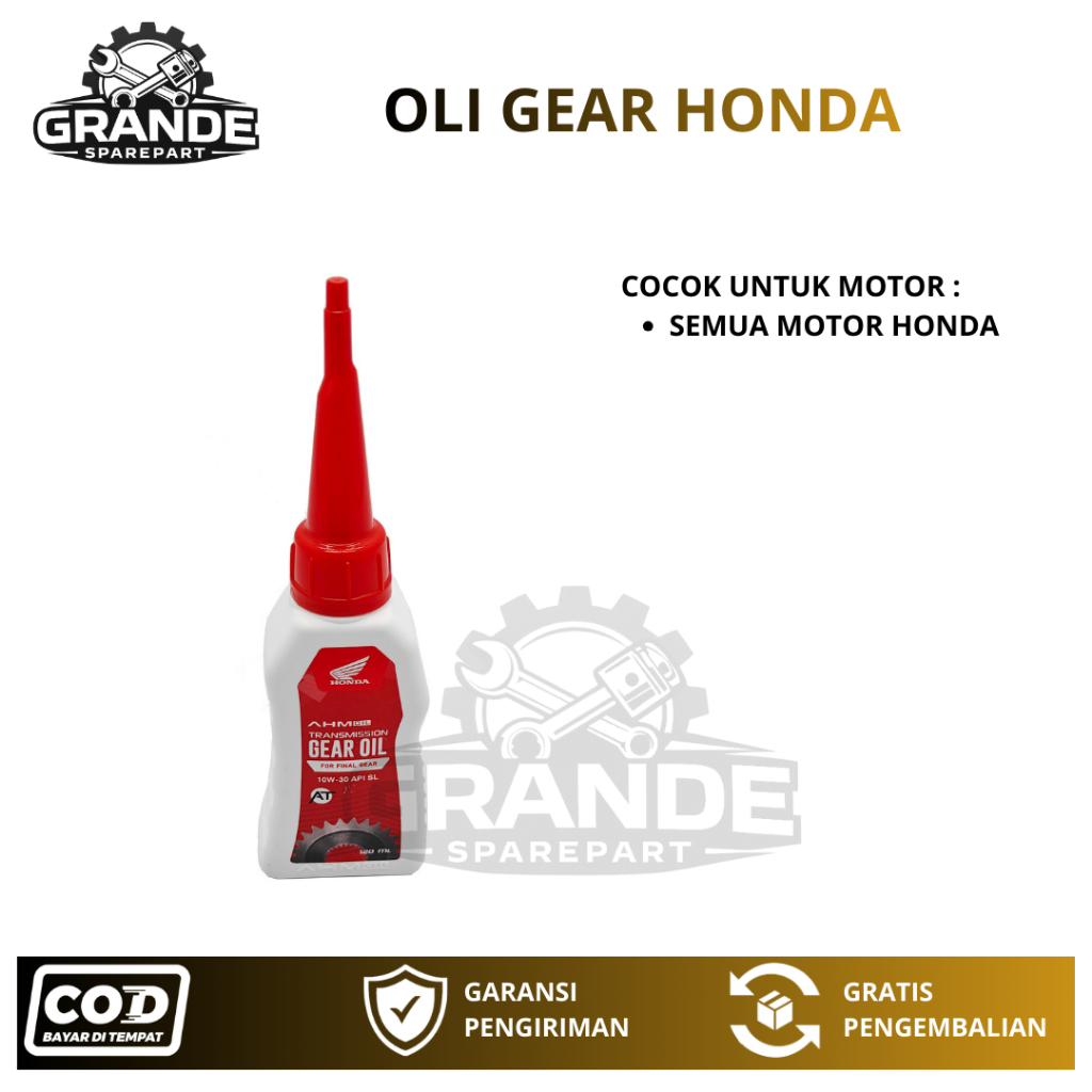 OLI GEAR HONDA SCOOPY / OLI AHM GEAR OIL MOTOR VARIO / OIL PELUMAS BEAT / OLI MATIC PCX / OLI GARDEN