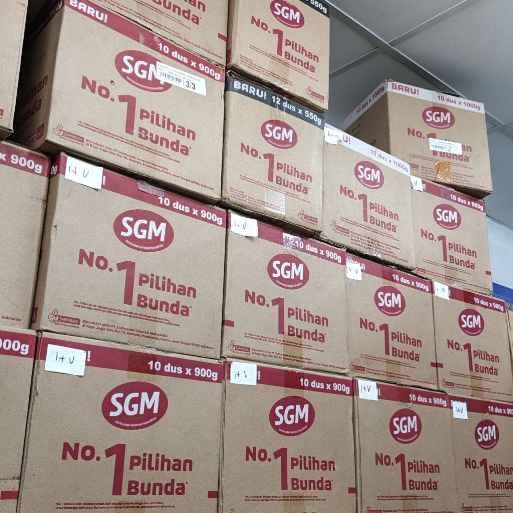 Susu SGM 1+ Vanila Madu 900g x 10 pcs [Kartonan]