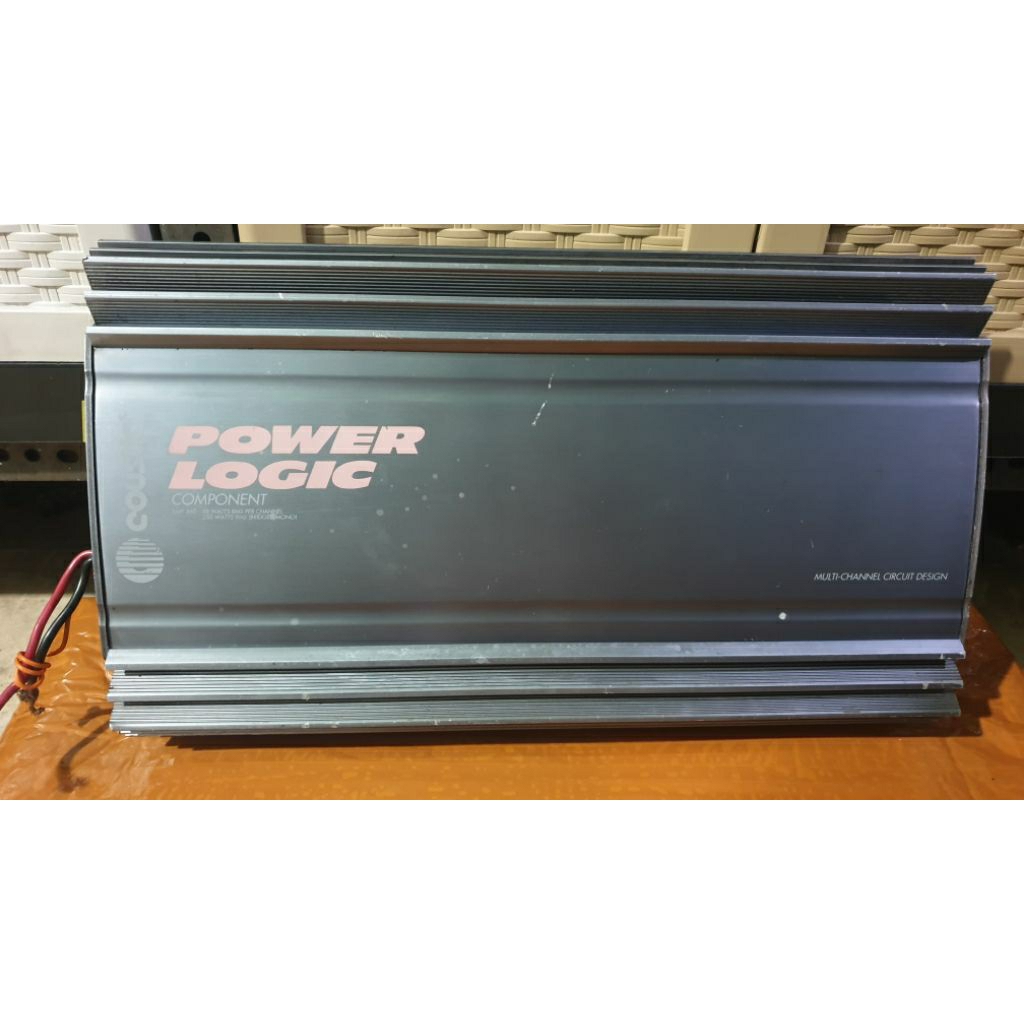 power amplifier mobil 2channel coustic amp-460 power logic normal siap pakai no minus