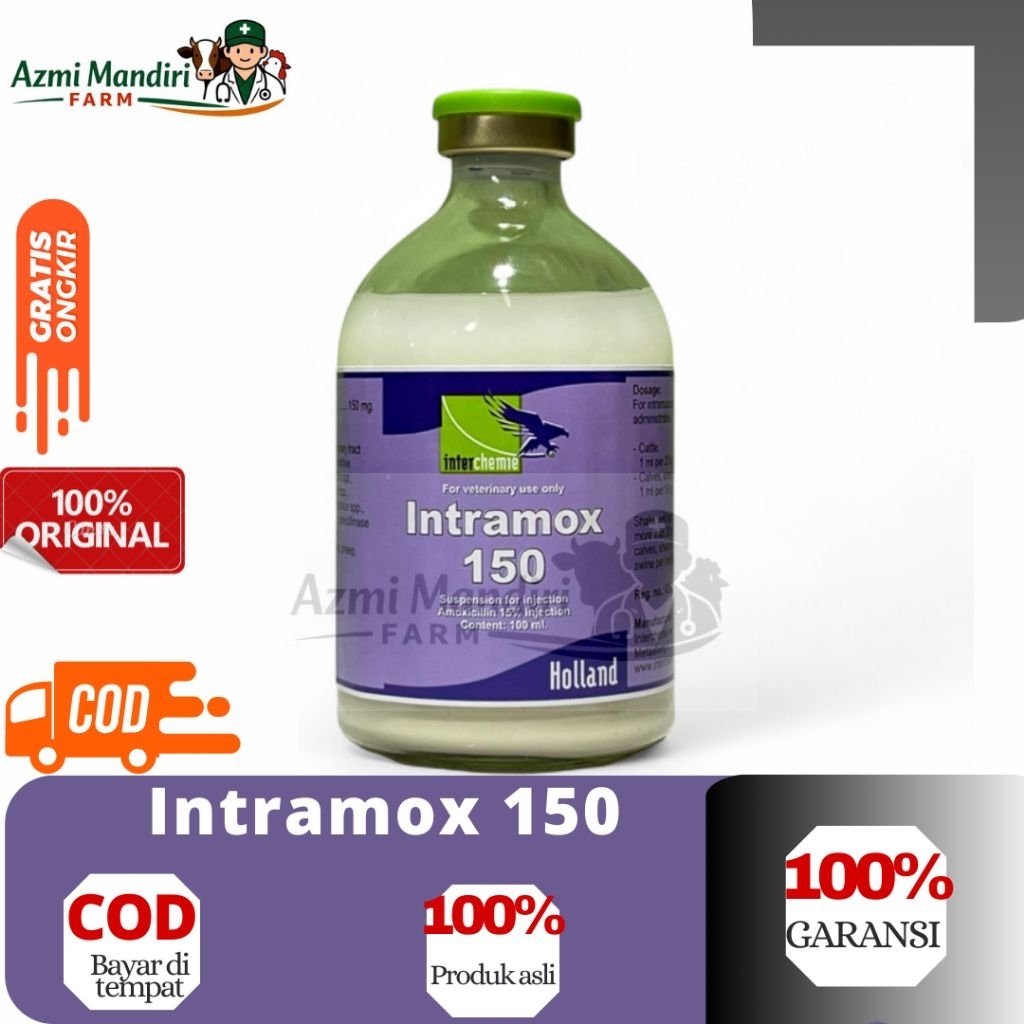 Intramox 150 100 ml - Injeksi intramox 150