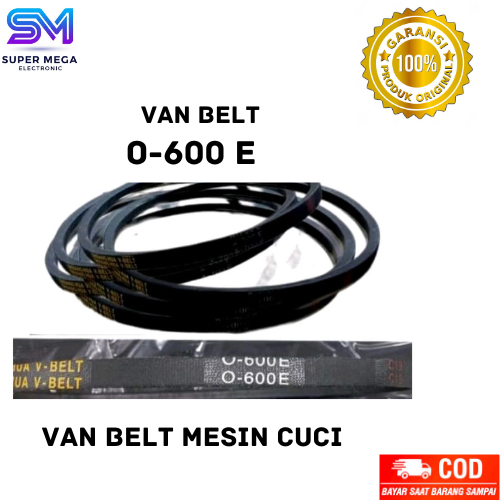 Vanbelt Van Belt Mesin Cuci V-Belt O 600 E / Van Belt Mesin Cuci O-600 E