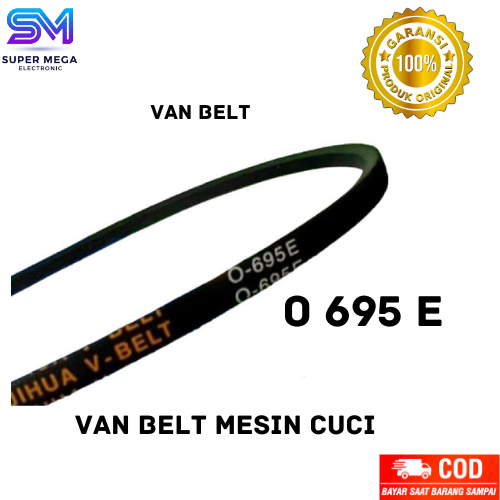Vanbelt Van Belt Mesin Cuci V-Belt O 695 E / Van Belt Mesin Cuci O-695 E