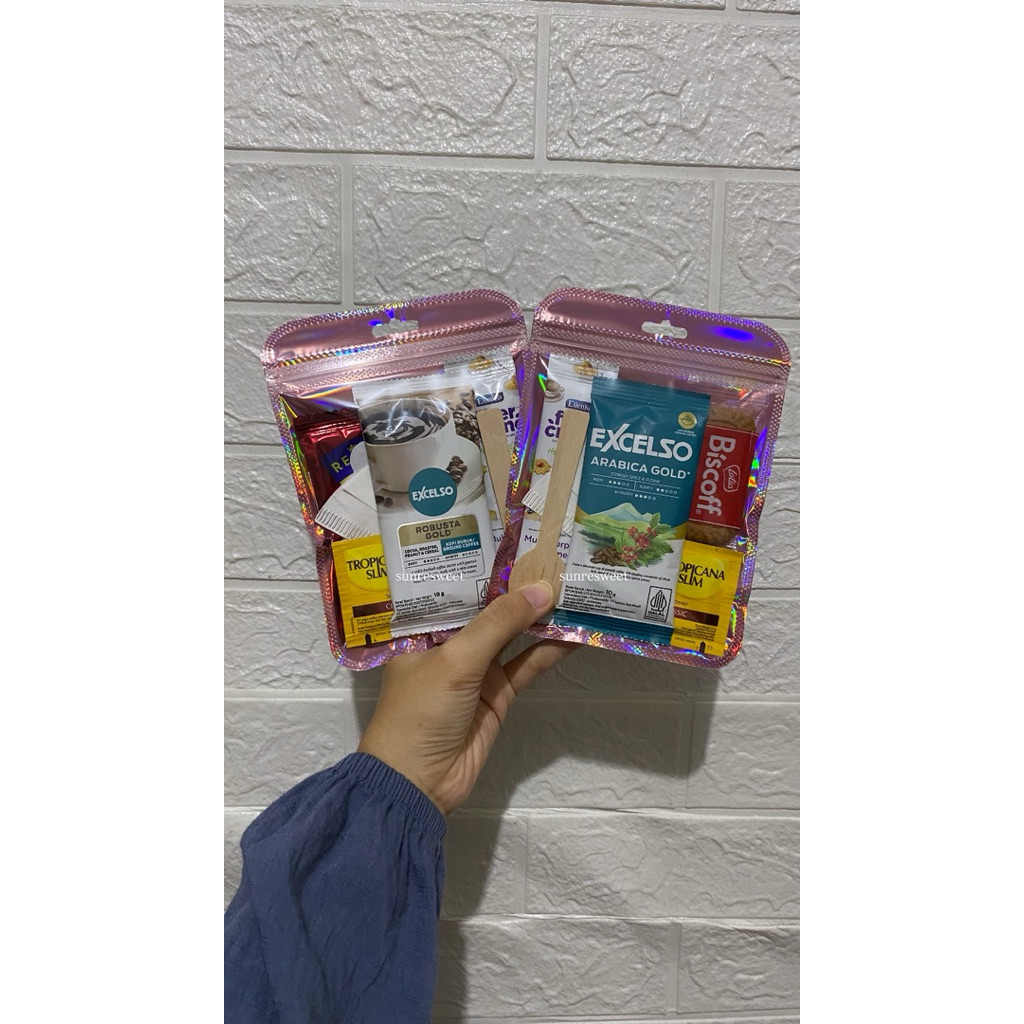 MINI GIFT KOPI EXCELSO / HAMPERS MINI / HAMPERS SEMPRO - GRADUATION UNIK / SOUVENIR ARISAN KEKINIAN