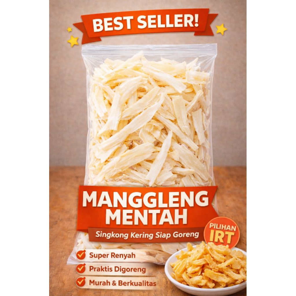 keripik manggleng mentah