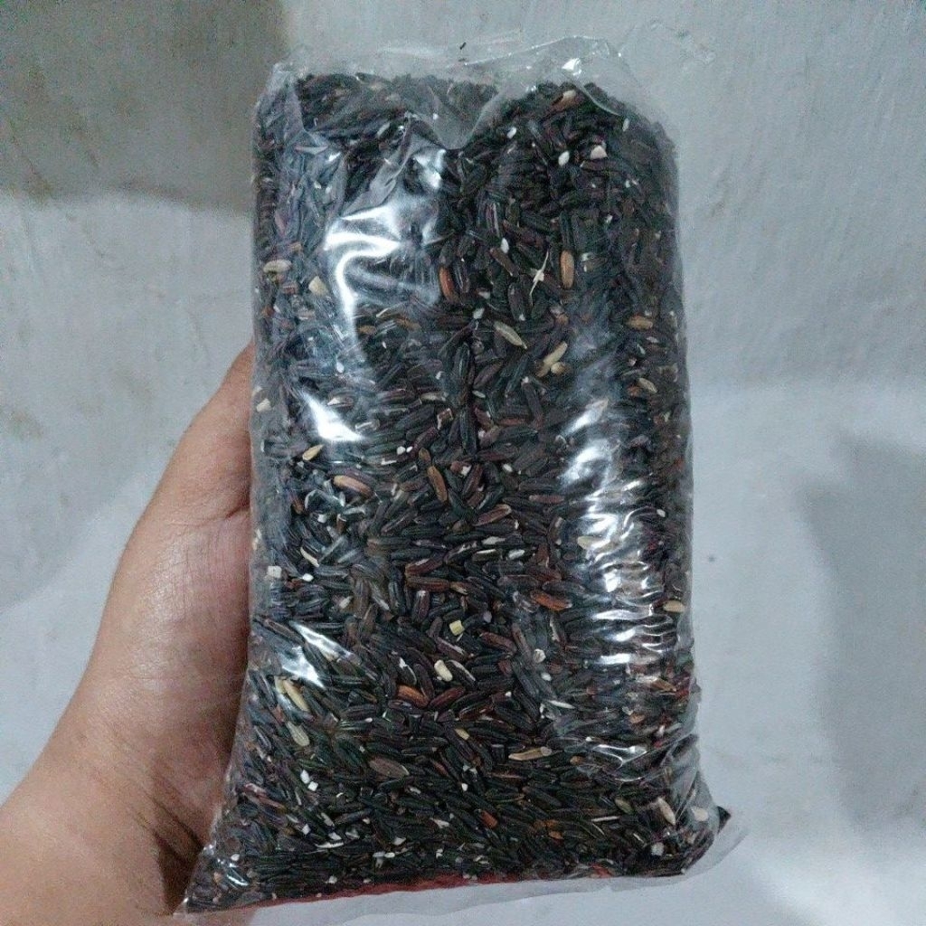 Ketan Hitam 500gr | Beras Ketan Hitam Bersih | Bahan Bubur Ketan Hitam
