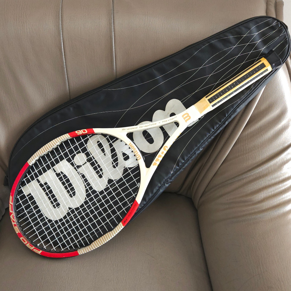 BEKAS Wilson Pro Staff 90 / Federer Tennis Racket / Raket Tenis ORIGINAL