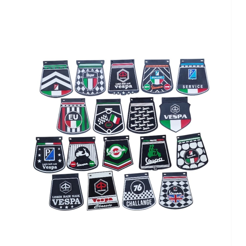 Mudflap / Cepet Vespa Klasik dan Matic / Aksesoris Vespa