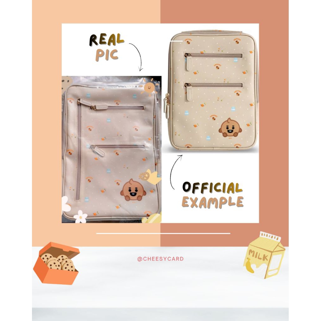[READY] BT21 Shooky handy laptop pouch Official Monopoly Size M authentic BTS Merch laptop bag tas l