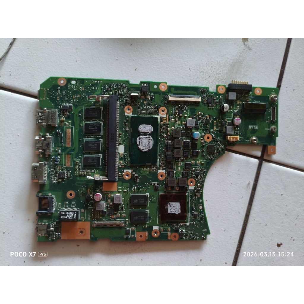 motherboard laptop asus x556ub i5 gen6 ori normal