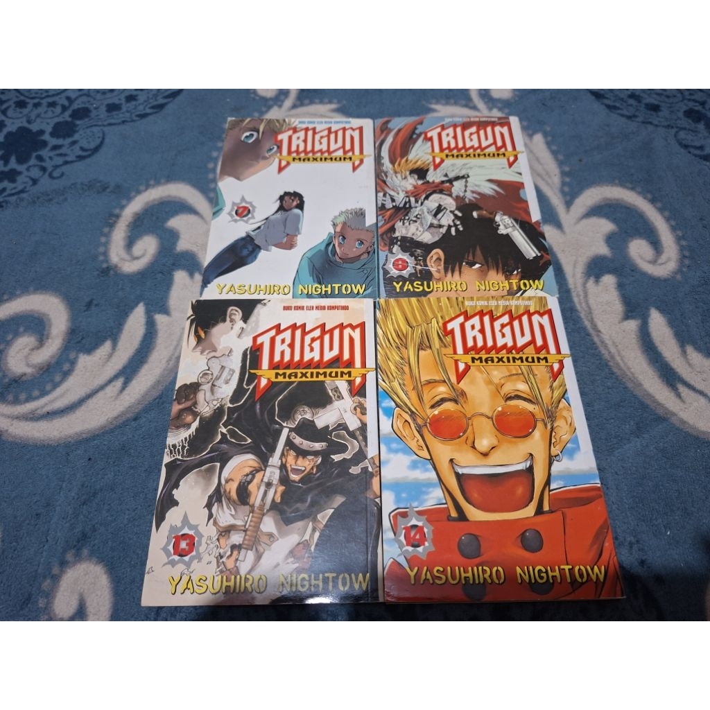 Komik Trigun Maximum vol 7, 8, 13, 14