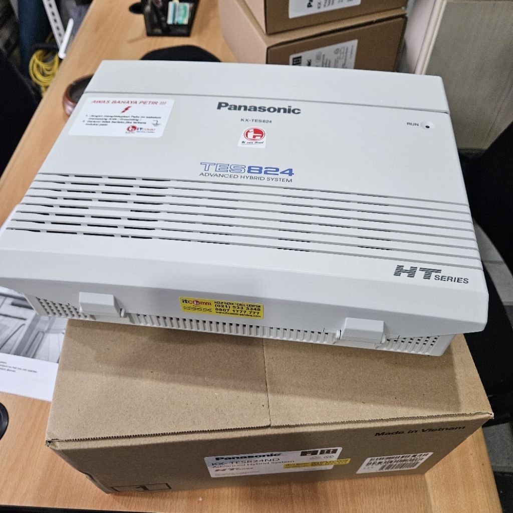 Pabx Panasonic KX-TES824 Kapasitas 8 Line 24 Ext Seperti Baru Garansi 1 Tahun