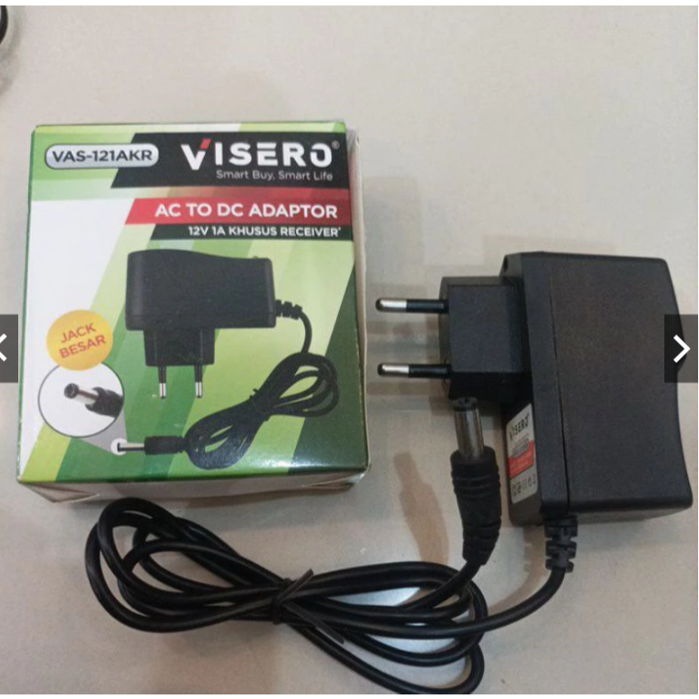 Charger Adaptor 12V 1A Reciver Kvision 121AKR / Adapter K-vison Receiver Parabola / CCTV 121 AKR