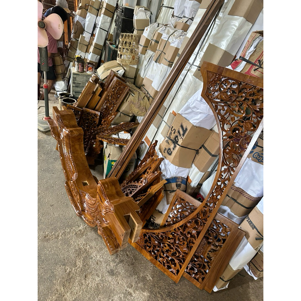 pintu gebyok gunungan wayang | pintu gebyok 3 meter | pintu gebyok premium