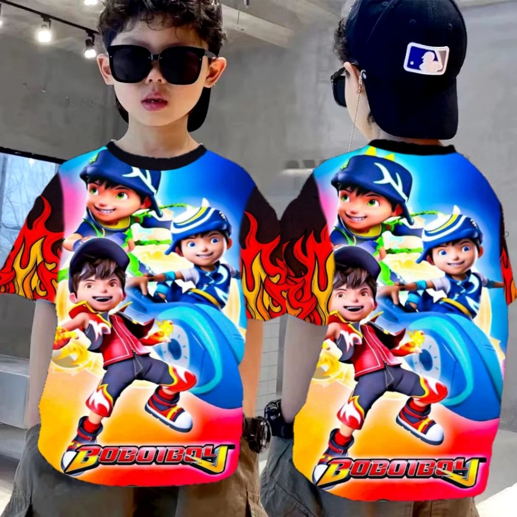 30 RB KAOS ANAK BOBOIBOY KAOS BOBOIBOY KAOS ANAK LAKI-LAKI PEREMPUAN BAJU BOBOIBOY