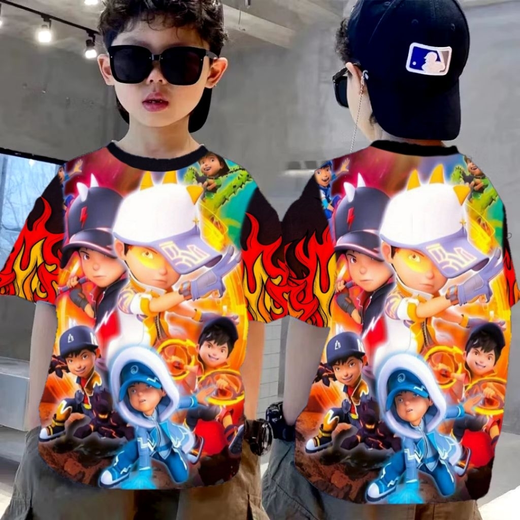30 RB KAOS BAJU ANAK LAKI-LAKI PEREMPUAN BAJU BOBOIBOY KAOS BOBOIBOY