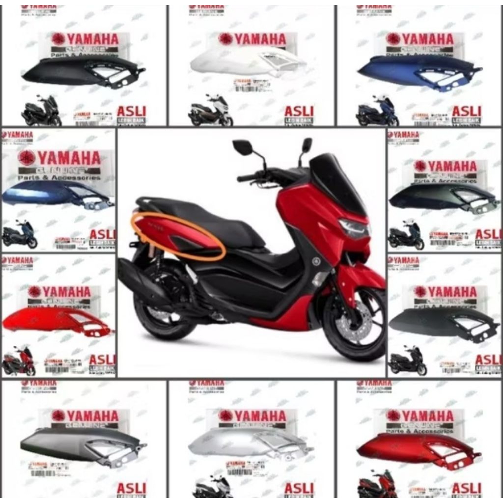 COVER BODY BELAKANG KANAN NMAX NEW CONECTED ORIGINAL