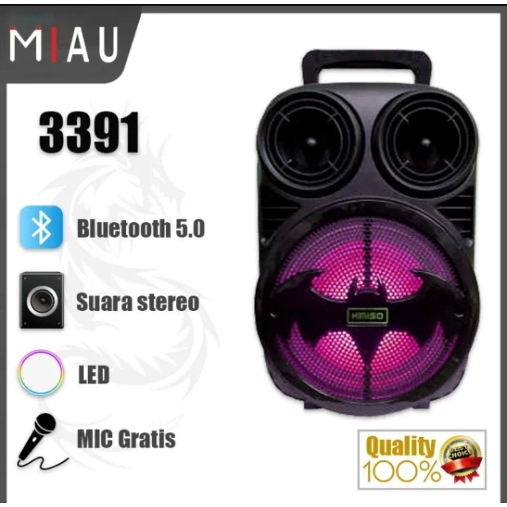 Speaker Bluetooth Batman 6,5 in
