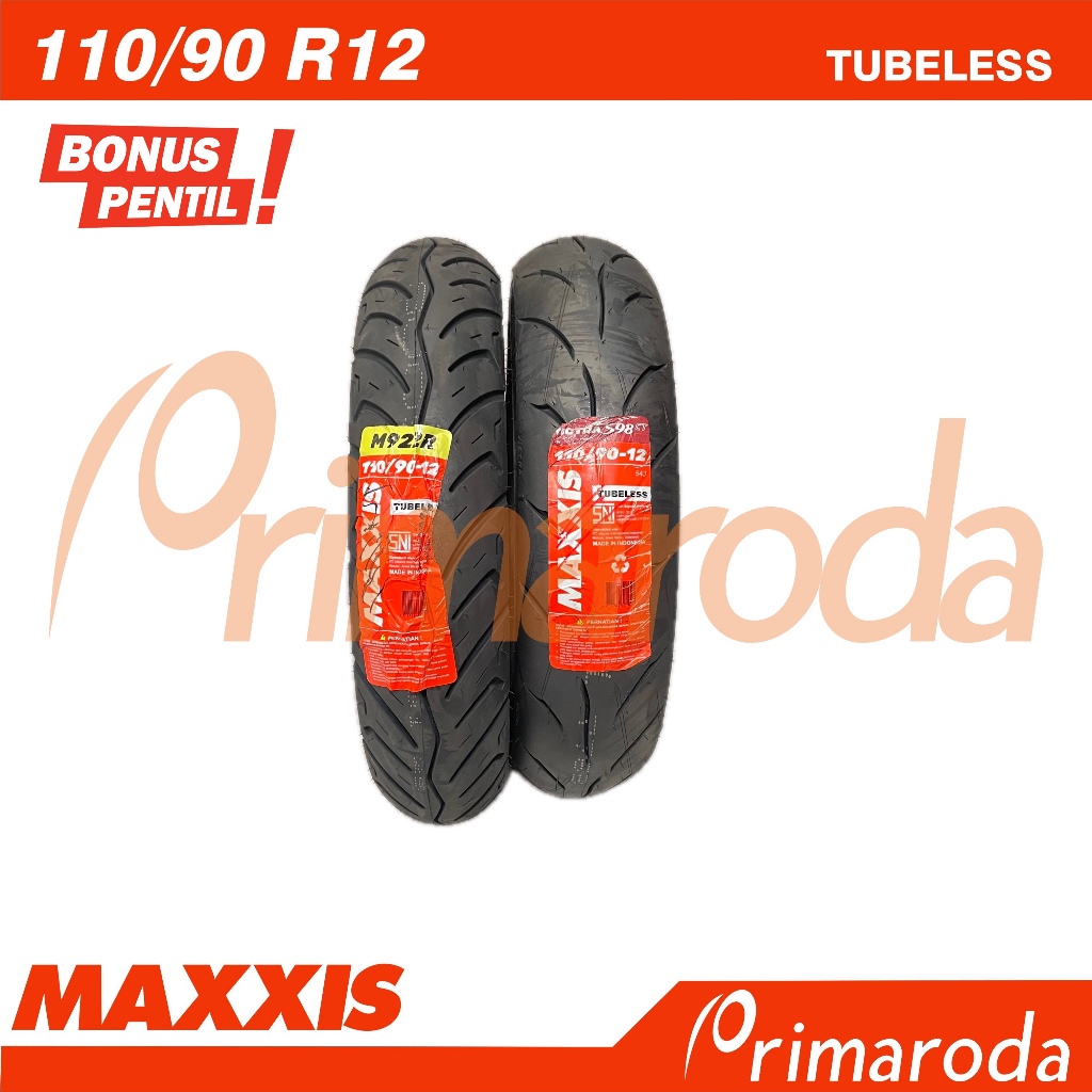 Ban Belakang Yamaha Freego Tubeless Maxxis 110/90-12