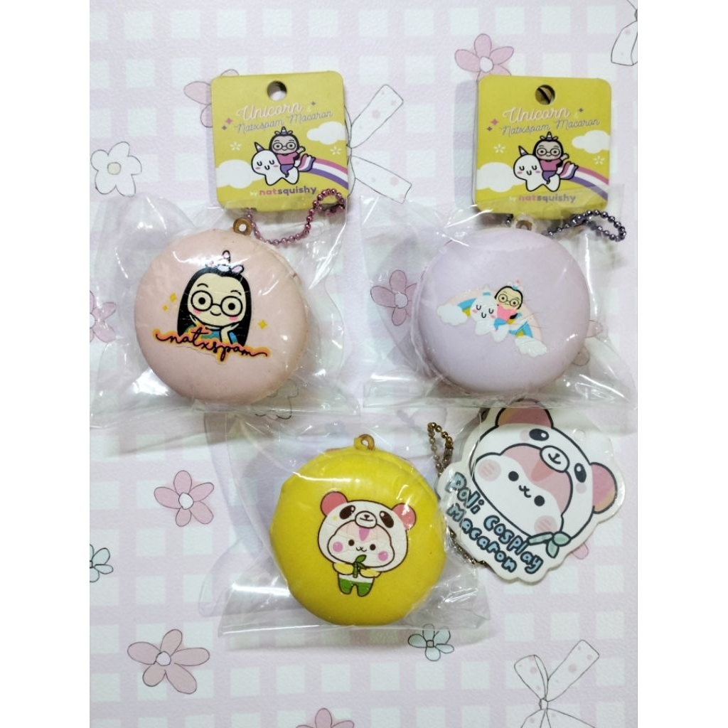 Squishy Preloved Poli Cosplay Macaron Popular Boxes Unicorn Natxspam Macaron Natsquishy Licensed Slo