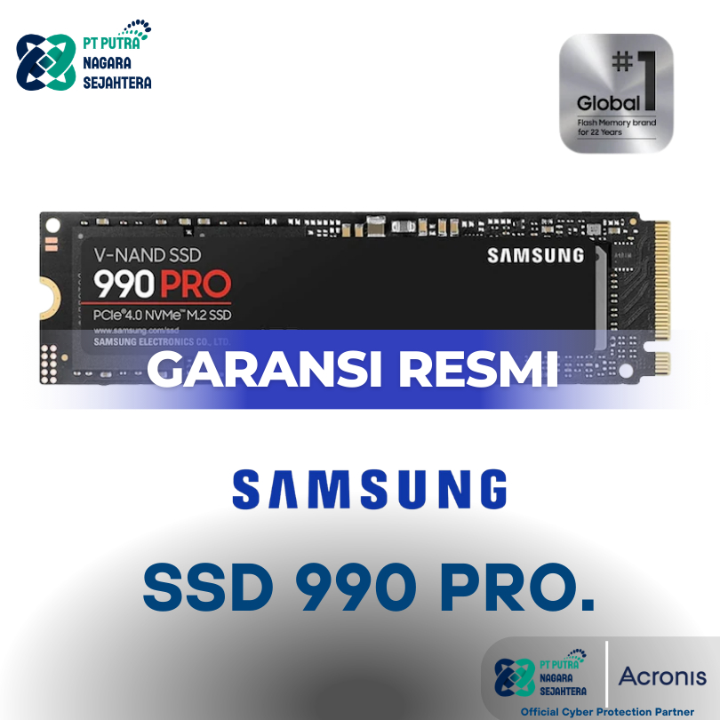 SSD Samsung M.2 NVME 990 PRO BERGARANSI RESMI